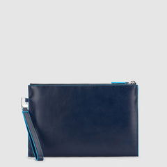 Piquadro AC5099B2/BLU2 Pochette Uomo Sottile Porta Ipad®Mini Blu Notte
