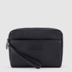 Piquadro AC5592MOS/N Pochette Porta Ipad®Mini Con Manico Rimovibile Nero