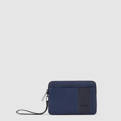 Piquadro AC5946S123R/BLU Pochette Con Porta Carte Di Credito Blu Notte