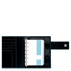 Piquadro Organizer Piccolo In Pelle Con Nero AG1077B2