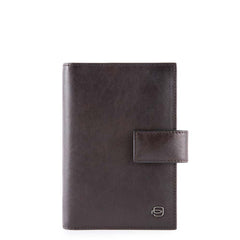 Piquadro Organizer Piccolo Con Patta, Porta Penne Testa Di Moro IN PELLE AG1077B3
