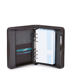 Piquadro Organizer Medio Con Chiusura A Zip Testa Di Moro PELLE AG4527B3