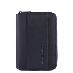 Piquadro Organizer Medio Con Chiusura A Zip Blu AG4527BR