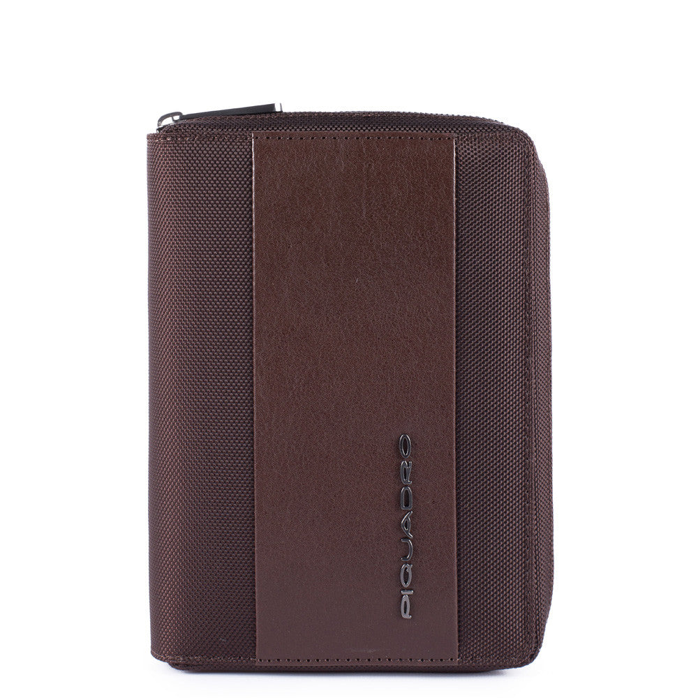 Piquadro Organizer Medio Con Chiusura A Zip Testa Di Moro AG4527BR