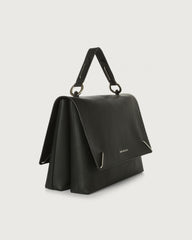 Orciani Borsa a mano piccola Kate in pelle nera B02032MIC-001
