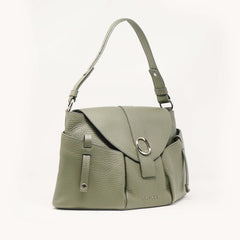 Orciani B02131SOF-OLI Borsa a spalla Rebel Soft in pelle con tracolla