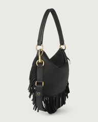 ORCIANI PING CHEVRETTE B02133CSV-NER - BORSA A SPALLA CHEVRETTE SAVAGE