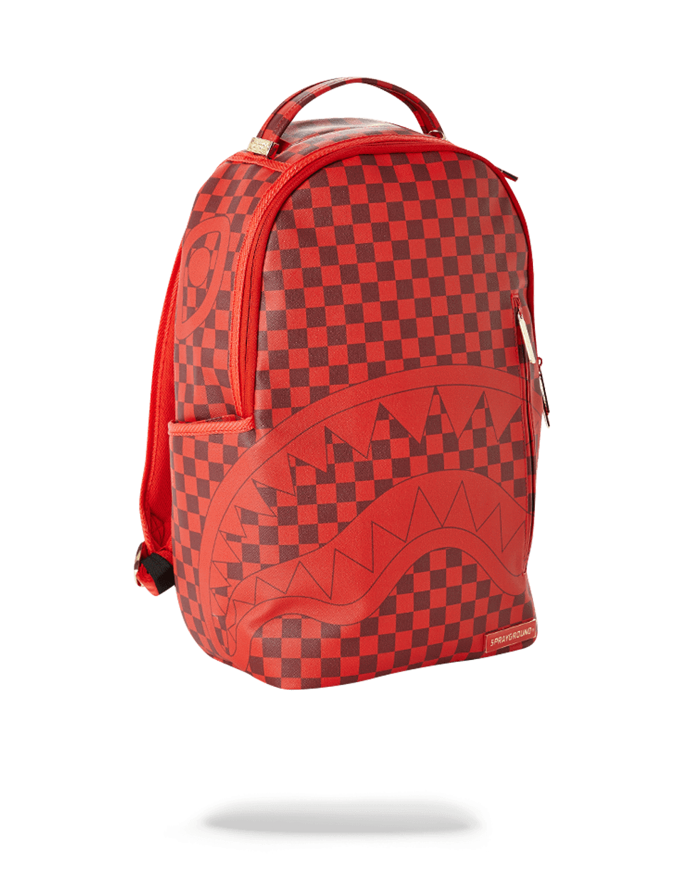 Sprayground Sharks In Paris (Red Checkered Edition) 910B2768NSZ todd gurley backpack zaino sprayground