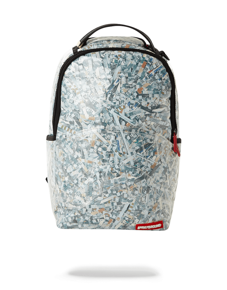 Sprayground Counterfeit (Vinyl Shredded Money) 910B2771NSZ zaino sprayground