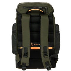 Bric's Zaino eolo Explorer Piccolo BY Oliva B3Y04494.078 zaino con scomparto dedicato porta PC impermeabile con apertura a sacca