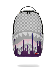 Sprayground Cream Check Side Drip Backpack