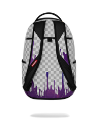 Sprayground Cream Check Side Drip Backpack