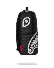 Sprayground Drip Check Shark Backpack Black