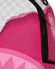 Sprayground 3D Check White & Pink Backpack