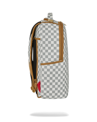 ZAINO SPRAYGROUND GRAFF EMBOSSED CREAM CHECK