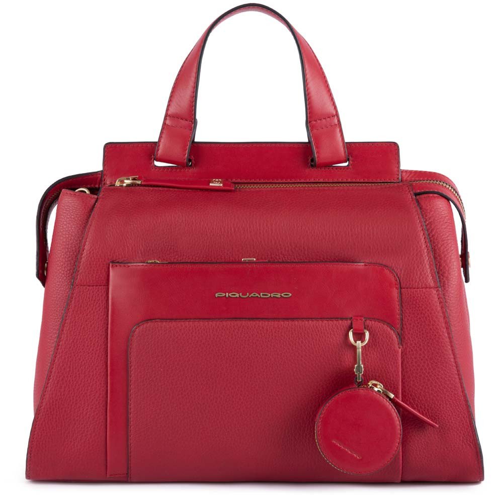 Piquadro Borsa Donna Con Charm Portaspiccioli Rosso BD4289S97
