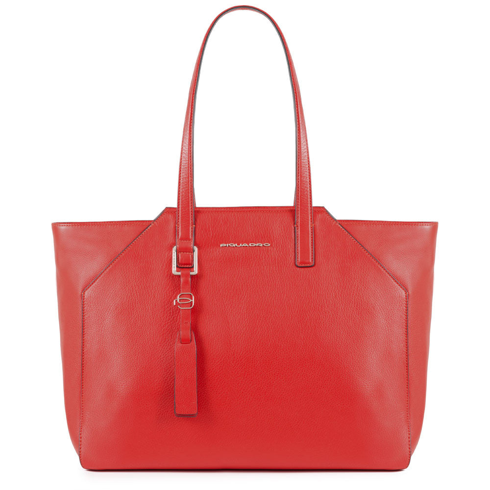 Piquadro Shopping Bag Grande Porta Ipad®Air/pro 9,7 Rosso Scarlatto