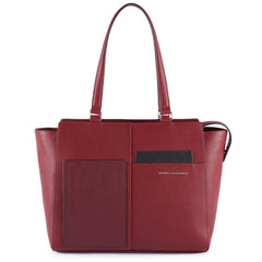 Piquadro Shopping Bag Con Tasca Per Connequ Bordeaux BD4324W100/BO
