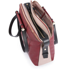 Borsa Tre Comparti In Pelle Nero Piquadro BD4574W92/N