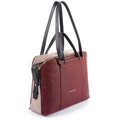 Borsa Tre Comparti In Pelle Rosso Mattone Piquadro BD4574W92/R