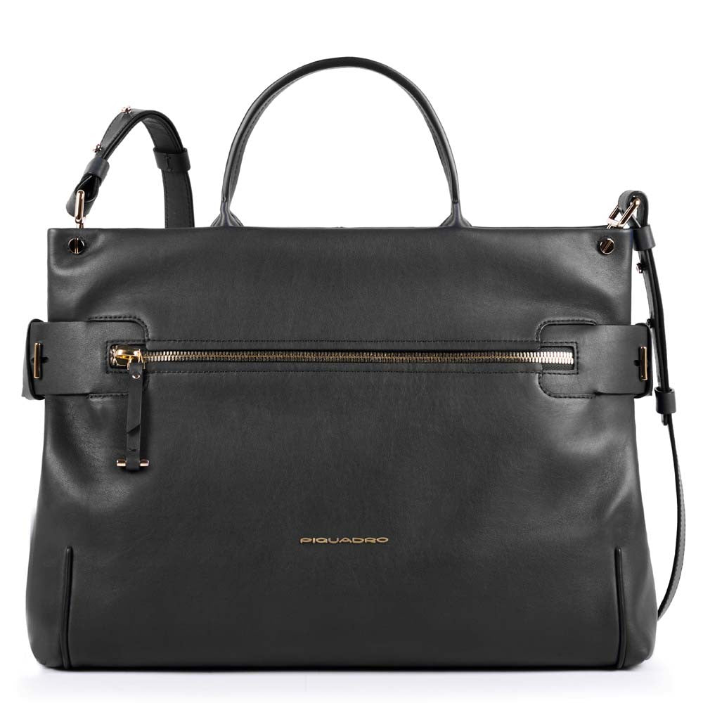 Piquadro Borsa Donna Porta Computer Nero BD4699S102