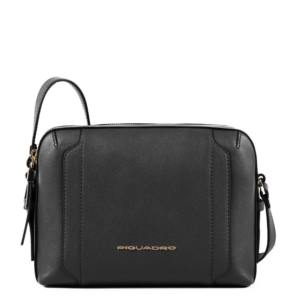 Borsa a tracolla Piquadro in pelle Nero BD4870W92/N