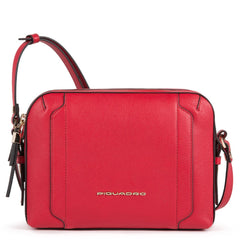 Borsa a Tracolla Piquadro In Pelle Rosso Cardinale BD4870W92/R3