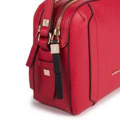 Borsa a Tracolla Piquadro In Pelle Rosso Cardinale BD4870W92/R3
