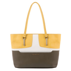 Piquadro Shopping Bag Porta Computer Giallo/verde Oliva BD4957S108/G
