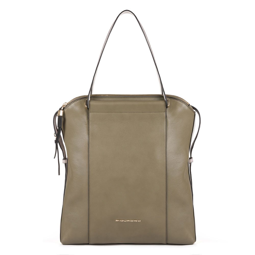 Borsa Donna Porta Computer Piquadro Verde Chiaro/beige Chiaro BD5389W92/VEBE