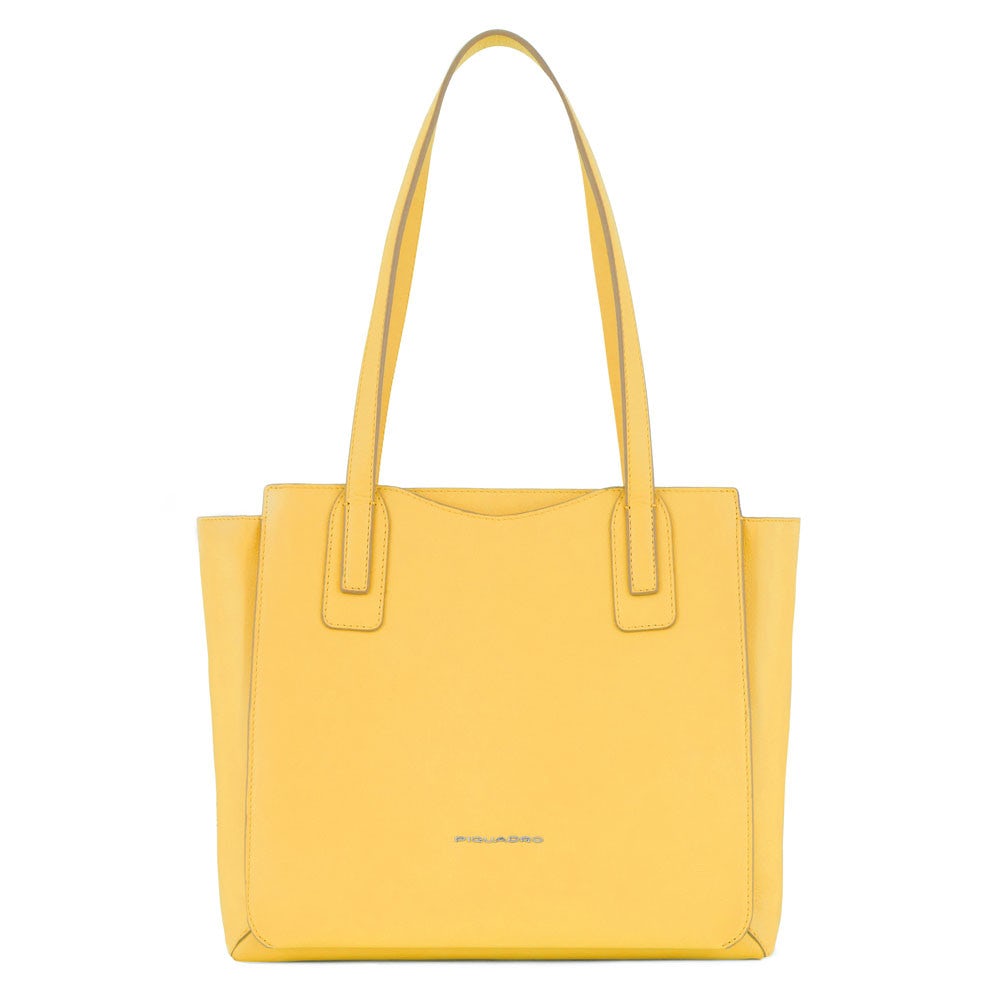 Borsa Donna Piquadro Porta Computer Con Protezione Antiurto Giallo Limone BD5685S119/G