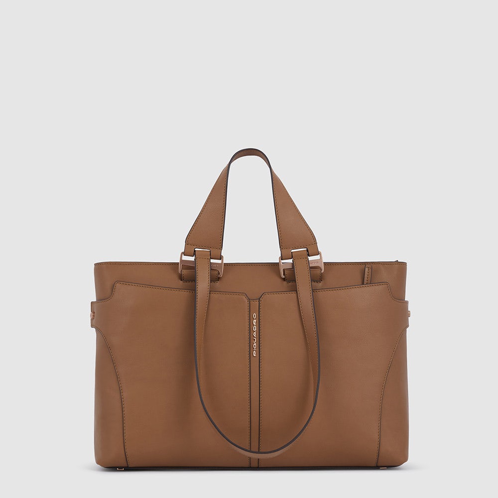 Piquadro BD6129S126/CU Borsa Donna Porta Computer 15,6" Cuoio