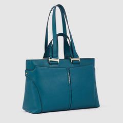 Piquadro BD6129S126/VE Borsa Donna Porta Computer 15,6" Verde Petrolio