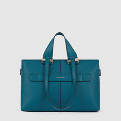 Piquadro BD6129S126/VE Borsa Donna Porta Computer 15,6" Verde Petrolio