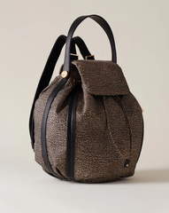 BORBONESE 924178AH1X11 ZAINO M OP NATURALE/NERO