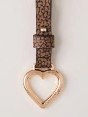 BORBONESE 910764AH2306 PORTACHIAVI CUORE "B" OP NATURALE