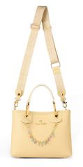 De Santis | Braccialini Linea Beth Gialla B17691-YY500 – Borsa in polisynt con design solare e vivace