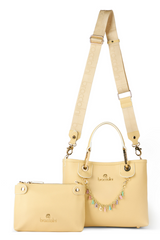 De Santis | Braccialini Linea Beth Gialla B17691-YY500 – Borsa in polisynt con design solare e vivace