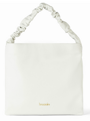 De Santis | Braccialini Linea Naomi Bianca B17741-PP001 – Borsa in Pelle elegante e solare con doppia chiusura