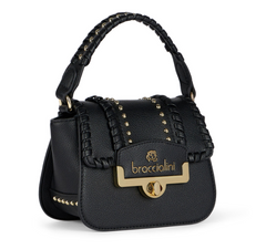 De Santis | Braccialini Linea Ribbon Nera B17660-YY100 – Borsa in pelle, da utilizzare a mano o con tracolla