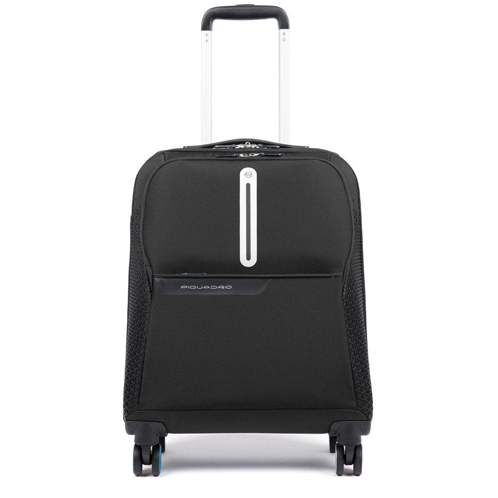 Piquadro Trolley Cabina Ultra Slim A 4 Ruote. Rispett Nero BV3849OS39