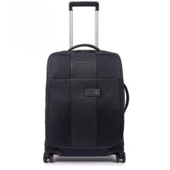 Piquadro Trolley Cabina A 4 Ruote Ultra Slim Blu BV4343BR/BLU piquadro bagaglio a mano 4 ruote