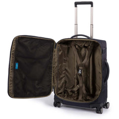 Piquadro Trolley Cabina A 4 Ruote Ultra Slim Blu BV4343BR/BLU piquadro bagaglio a mano 4 ruote