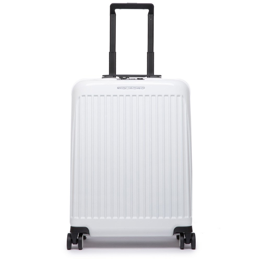 Piquadro Trolley Cabina Rigido Ultra Slim A 4 Ruote Bianco BV4425SK70