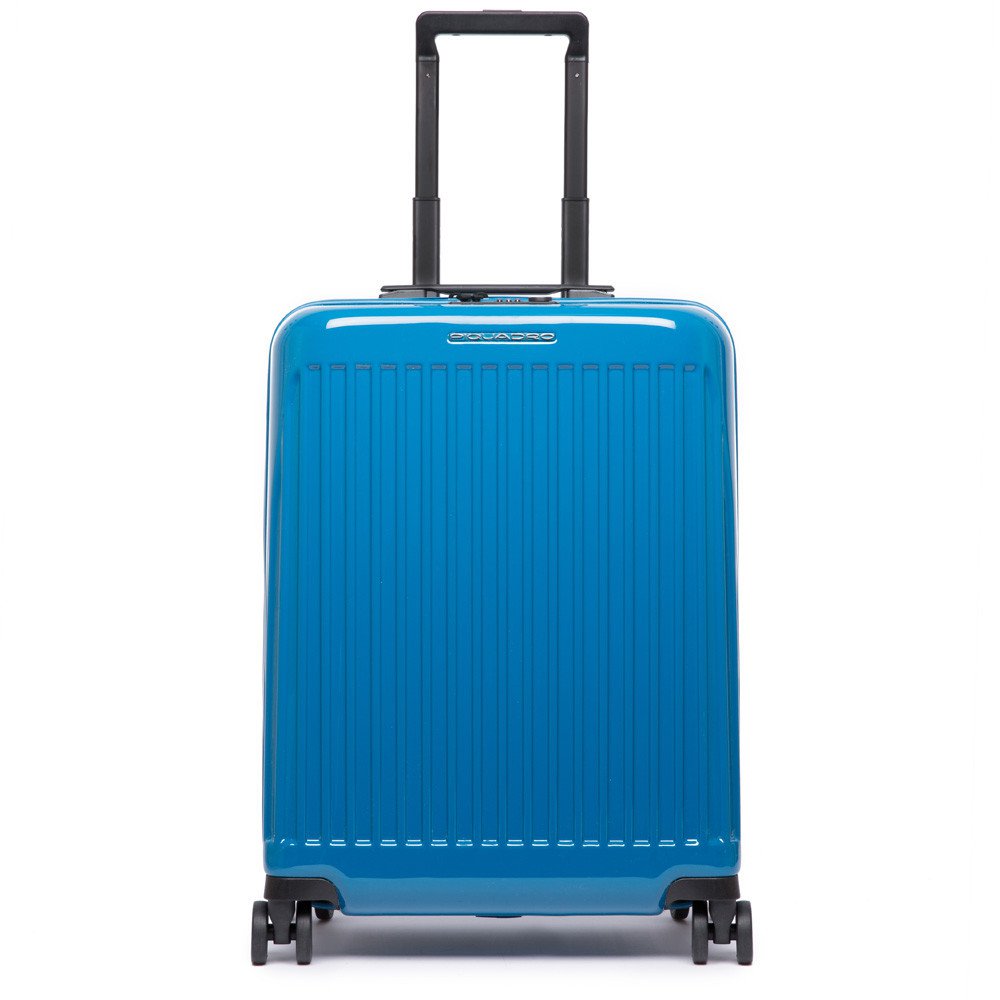 Piquadro Trolley Cabina Rigido Ultra Slim A 4 Ruote Blu BV4425SK70