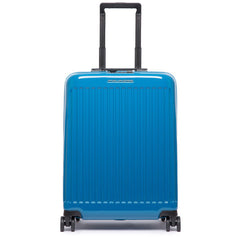 Piquadro Trolley Cabina Rigido Ultra Slim A 4 Ruote Blu BV4425SK70