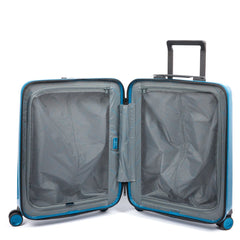Piquadro Trolley Cabina Rigido Ultra Slim A 4 Ruote Blu BV4425SK70