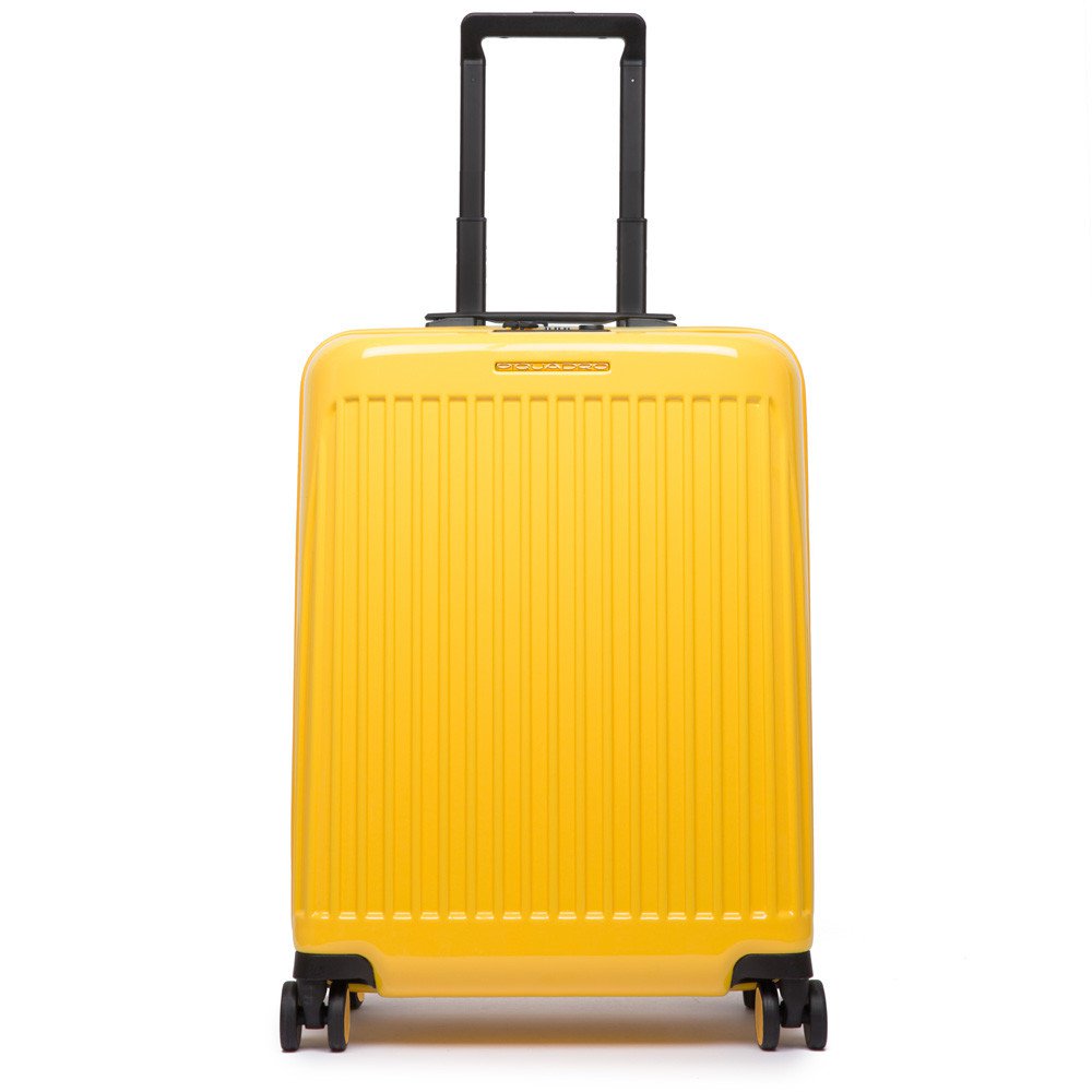 Piquadro Trolley Cabina Rigido Ultra Slim A 4 Ruote Giallo BV4425SK70