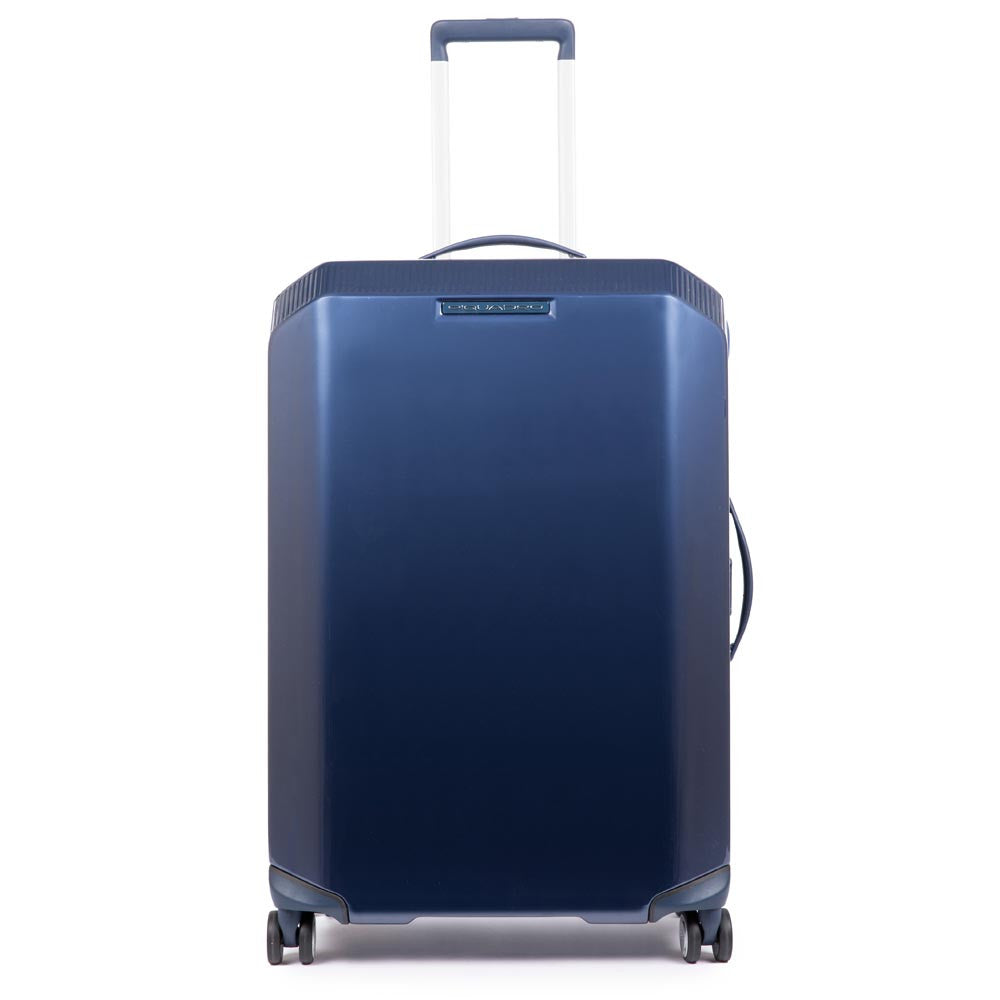 Piquadro Trolley Medio Rigido A 4 Ruote Blu BV4427CB