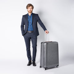 Piquadro Trolley Grande Rigido A 4 Ruote Grigio/nero BV4428PC2PZ